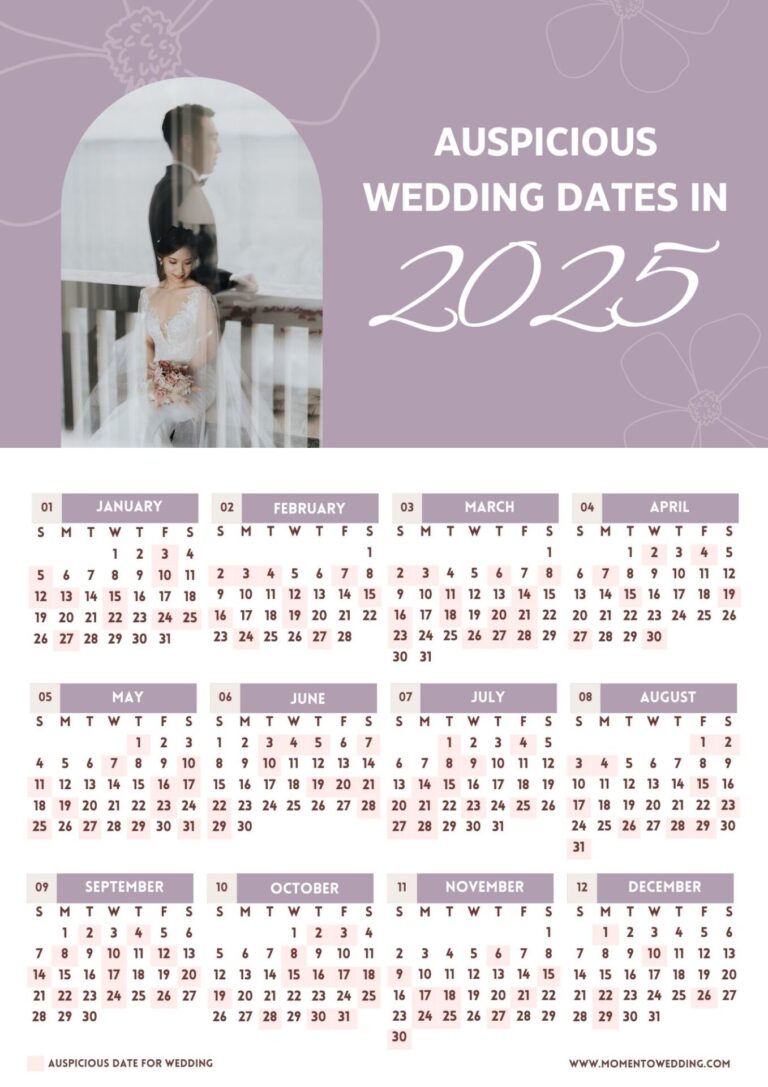 Auspicious Wedding Dates In 2025 MomentoWedding auspicious-wedding-dates-in-2025-momentowedding