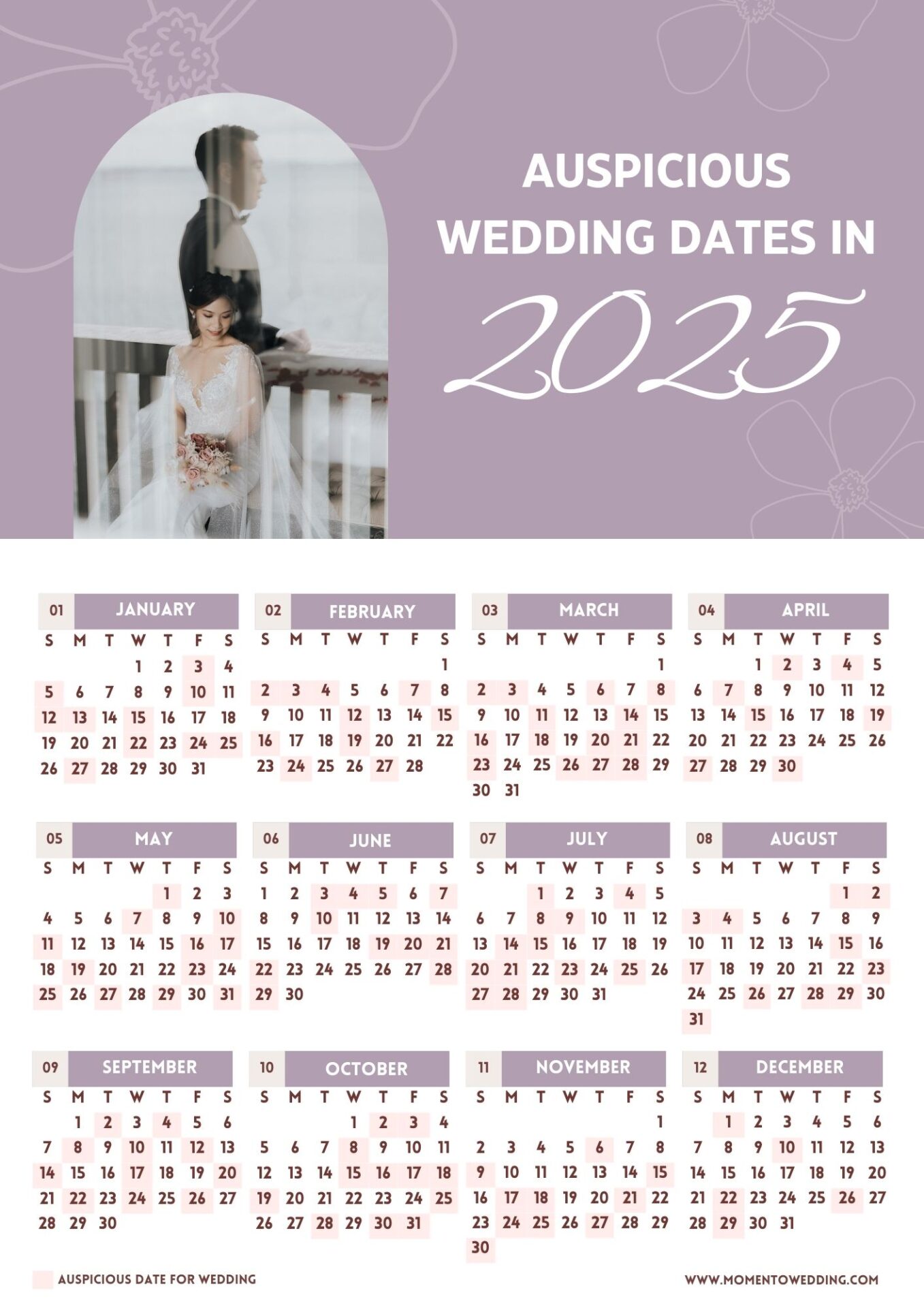 Auspicious Wedding Dates In 2025 MomentoWedding auspicious-wedding-dates-in-2025-momentowedding