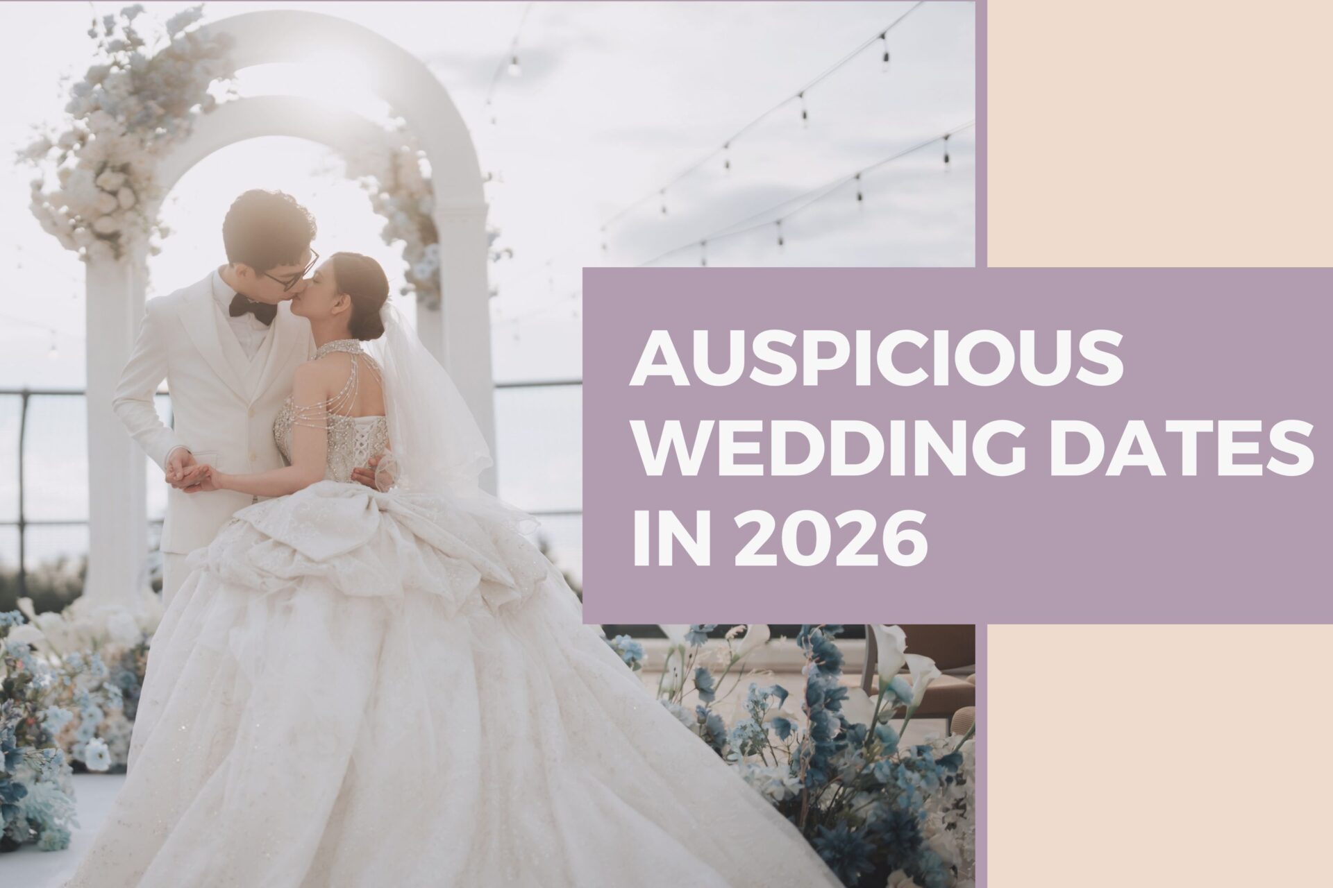 Auspicious Wedding dates in 2026