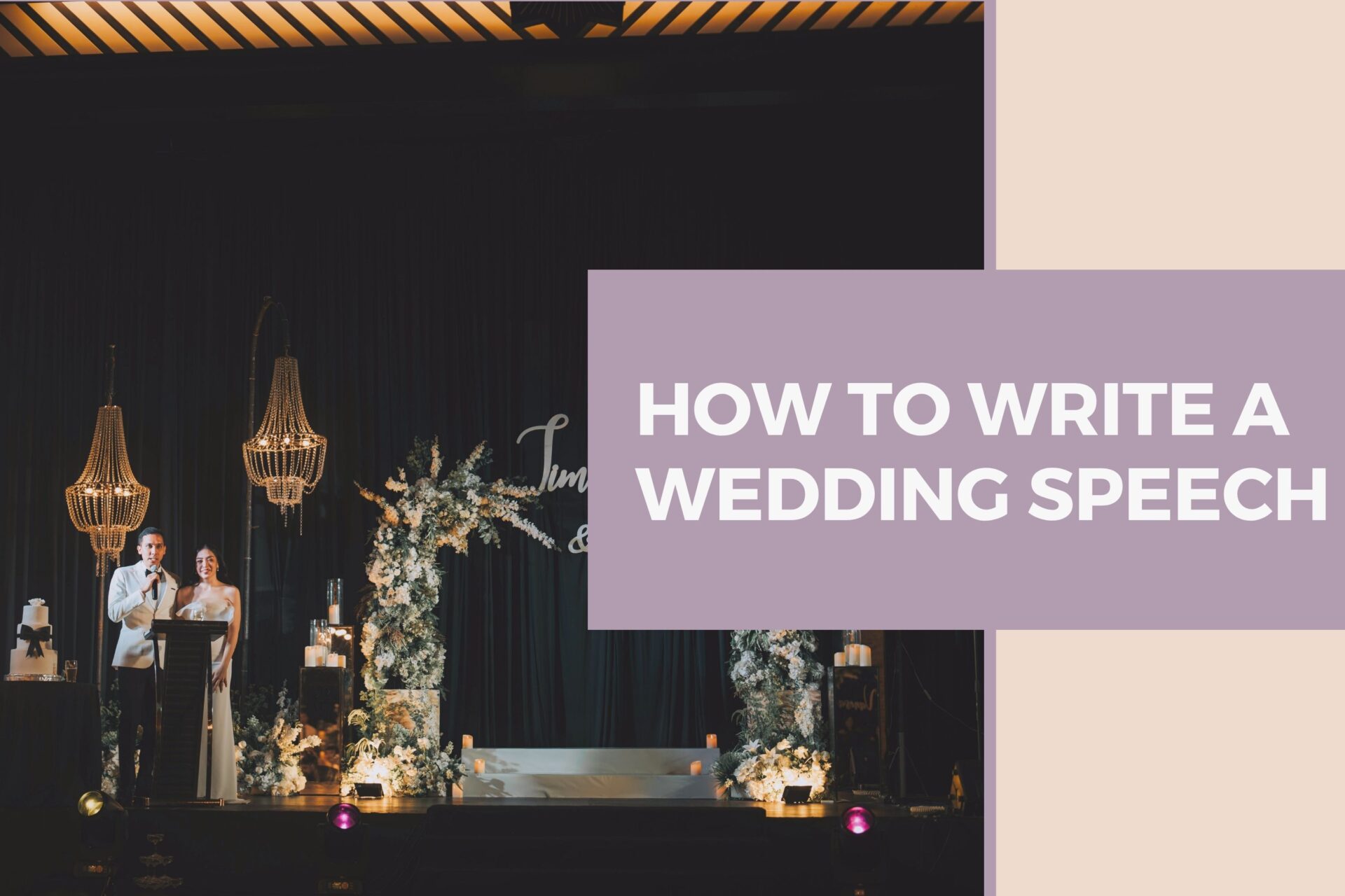 How to Write a Wedding Speech